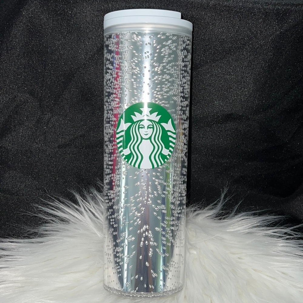 Starbucks Holiday 2020 Platinum Bubble Tumbler 16oz